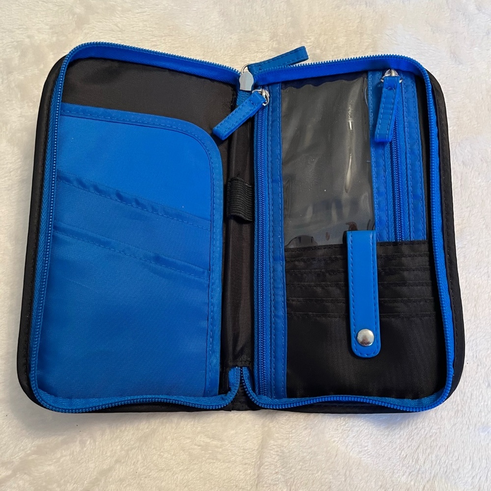 Geometric Travel Wristlet Wallet